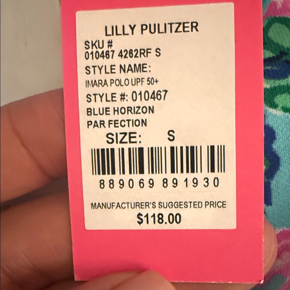 Lilly Pulitzer Blue Horizon Polo
